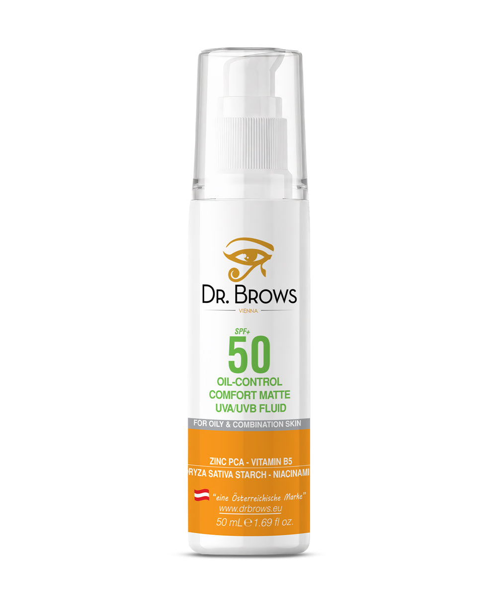 SPF 50+ Oil-Control Comfort Matte UVA/UVB Fluid 50 ml Yağlı ve Karma Ciltler İçin Non-komedojenik